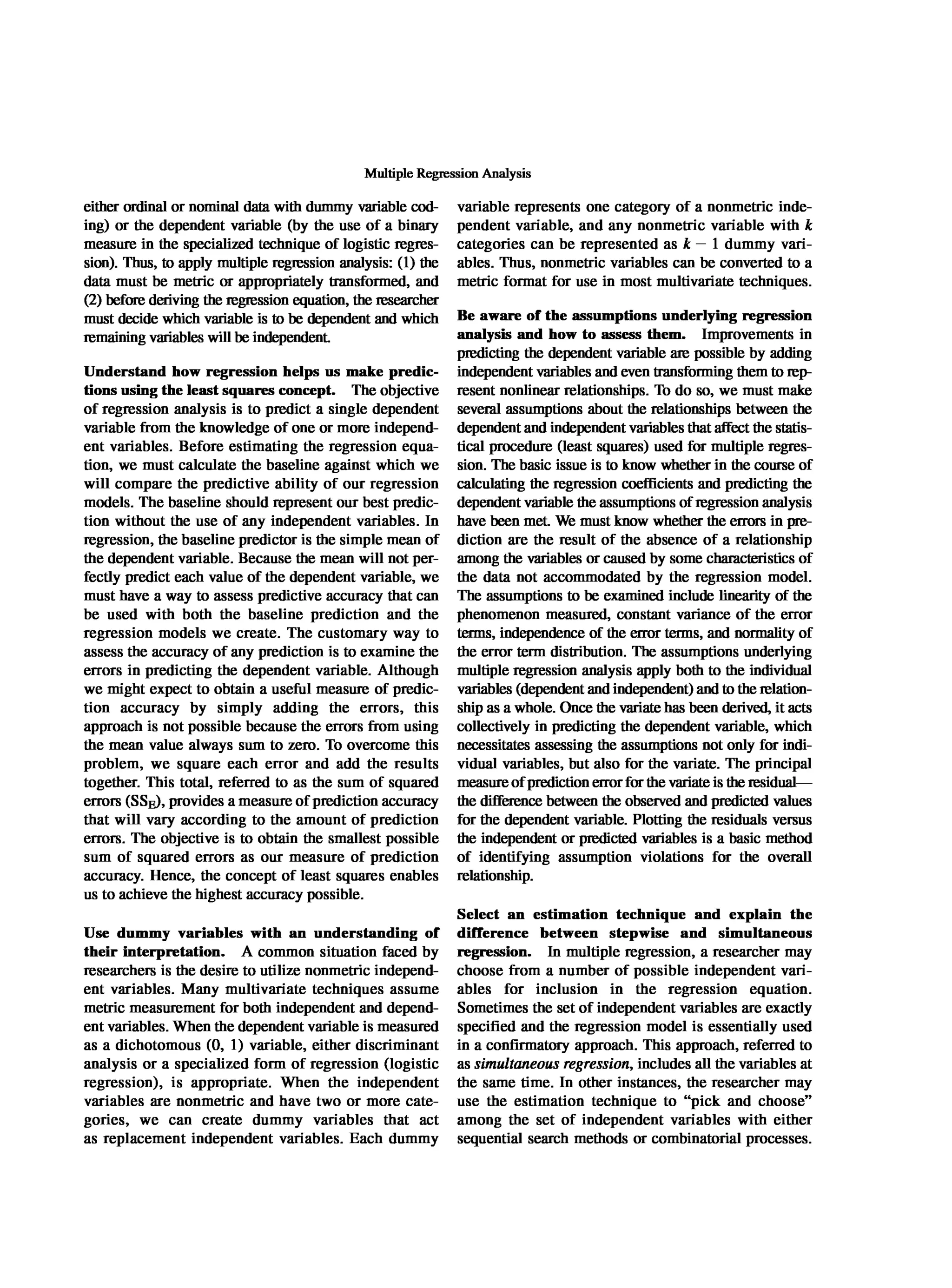 Multivariate Data Analysis