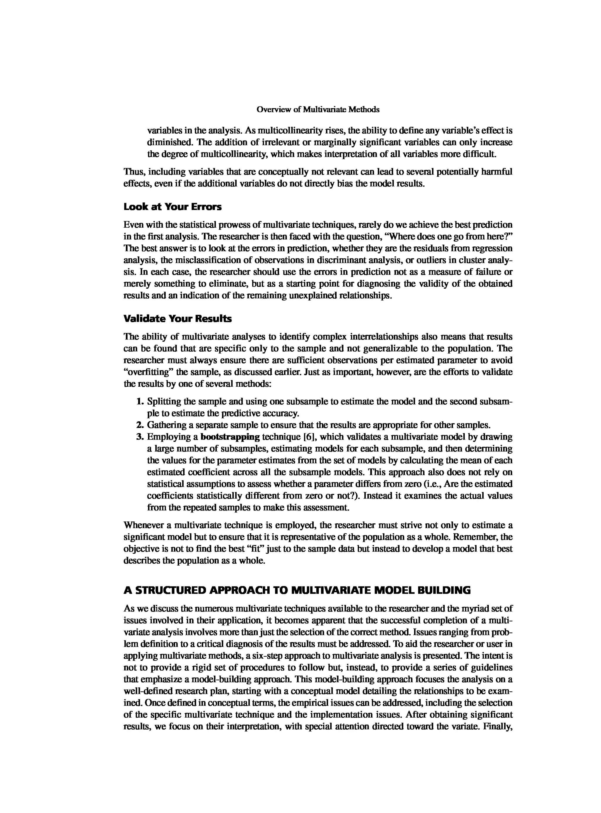 Multivariate Data Analysis