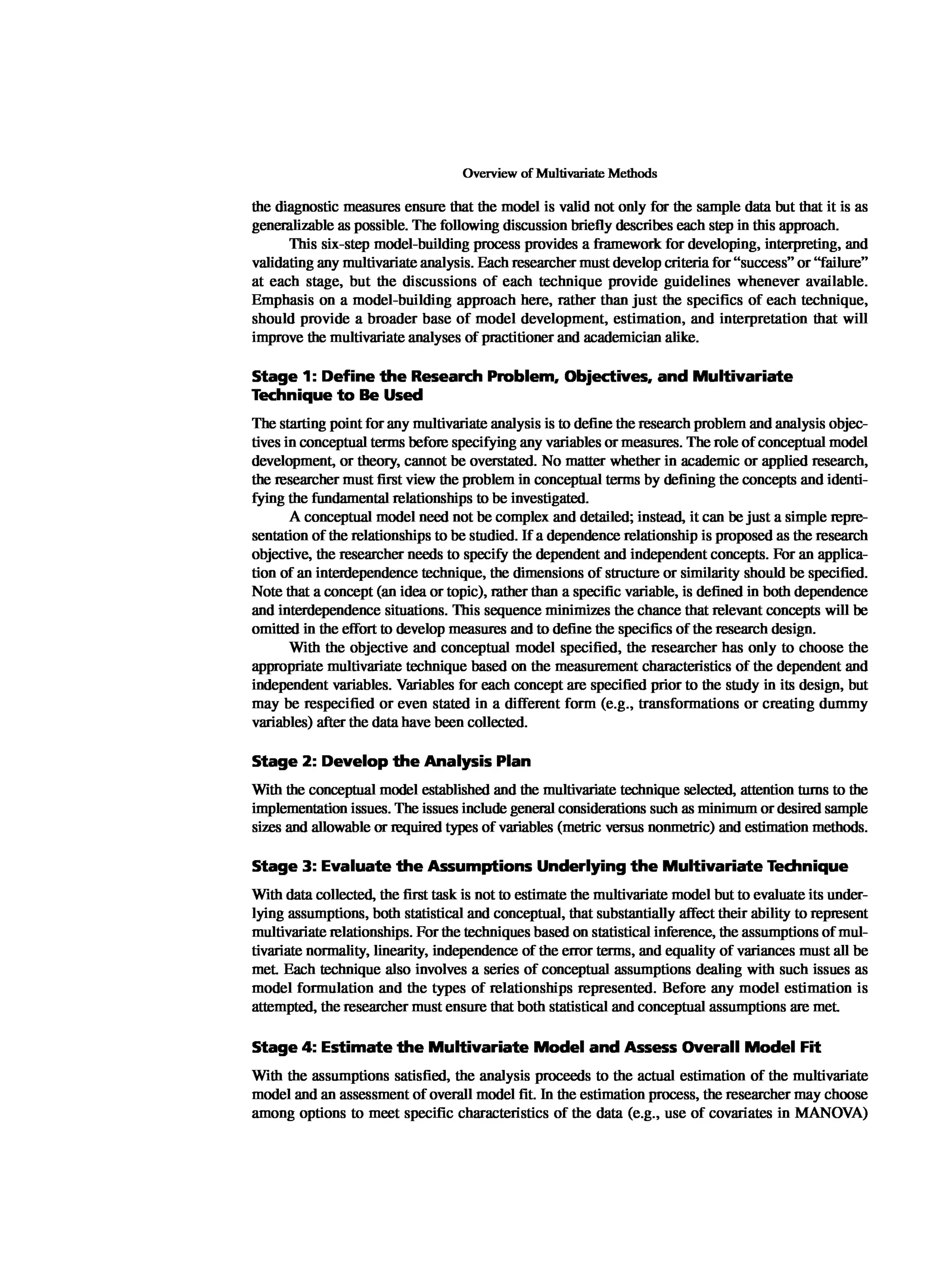 Multivariate Data Analysis