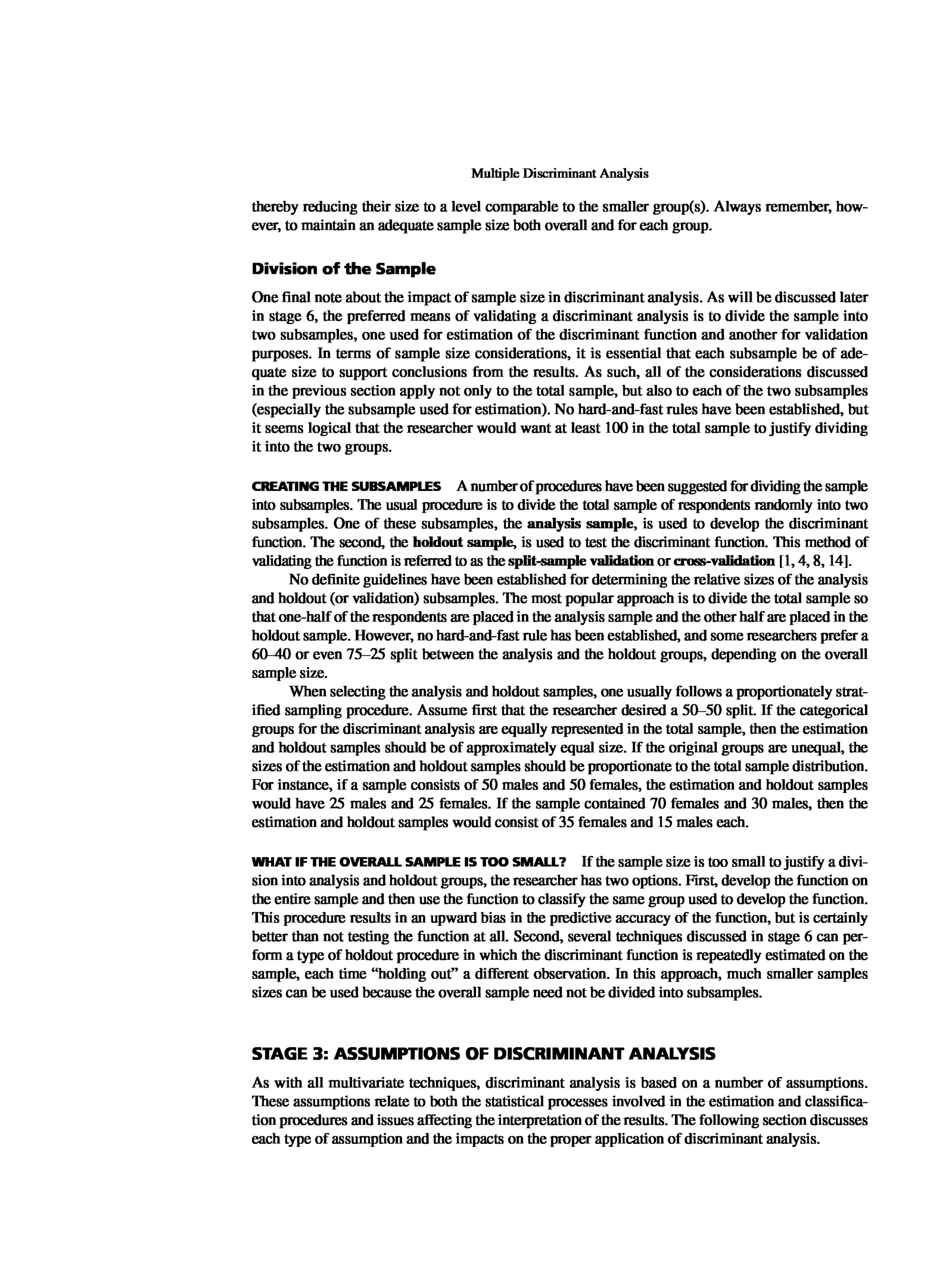 Multivariate Data Analysis