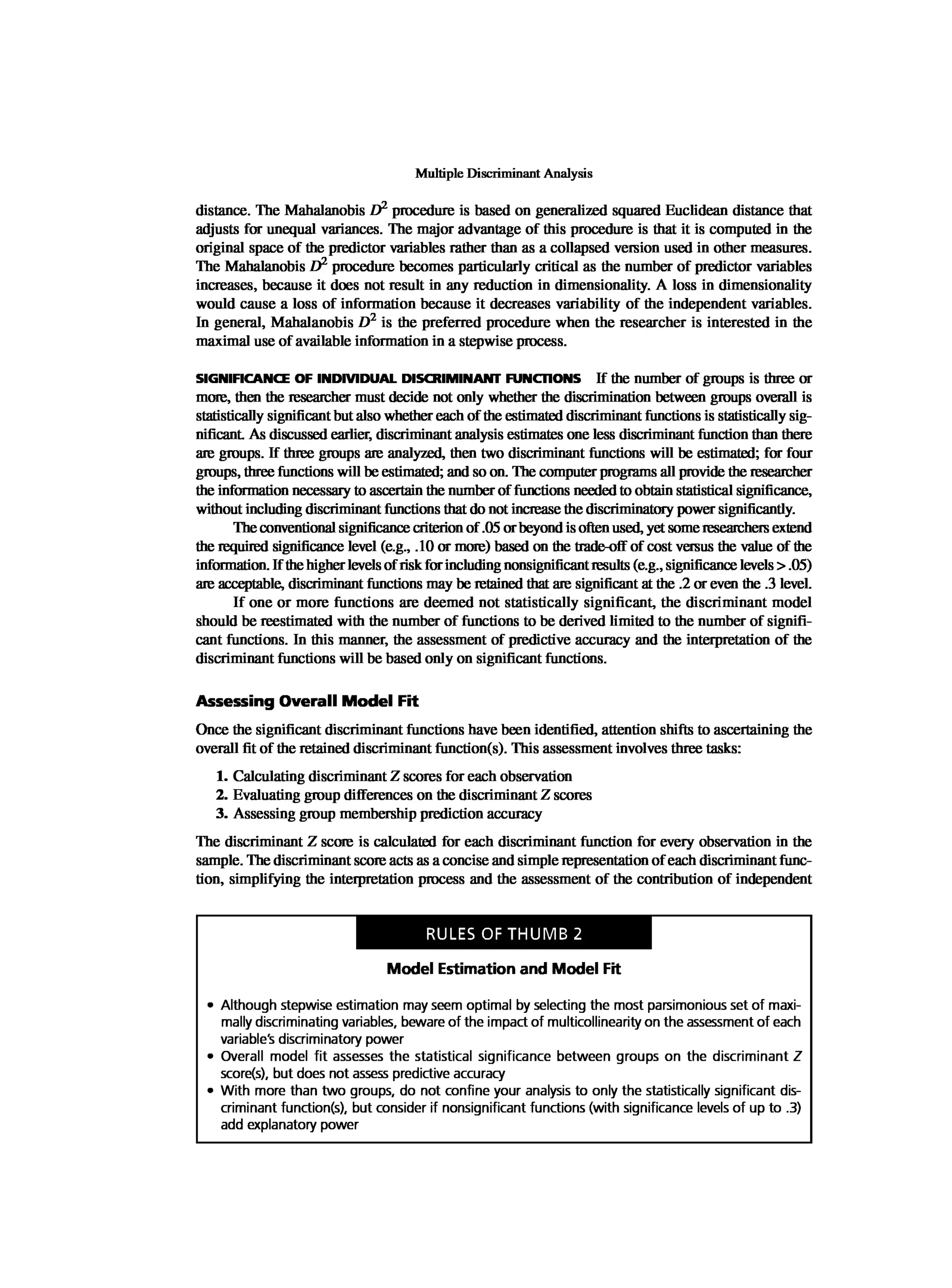 Multivariate Data Analysis