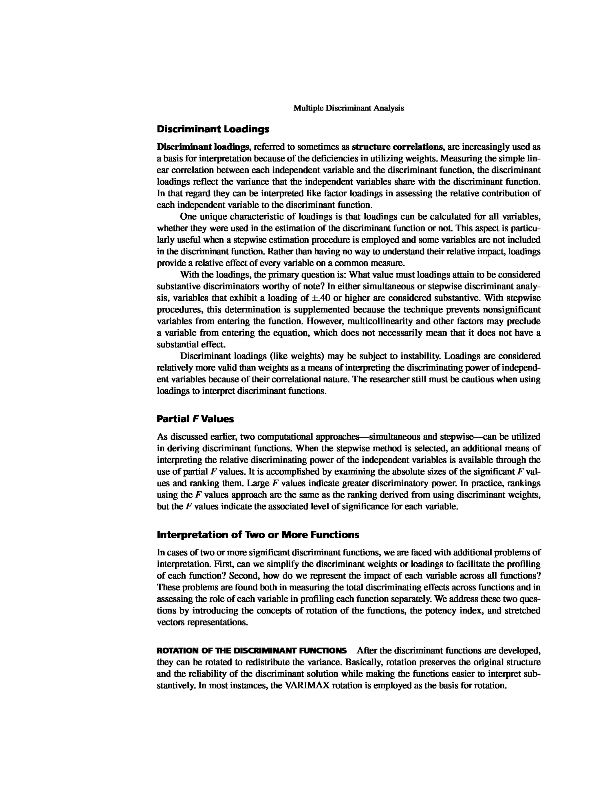 Multivariate Data Analysis