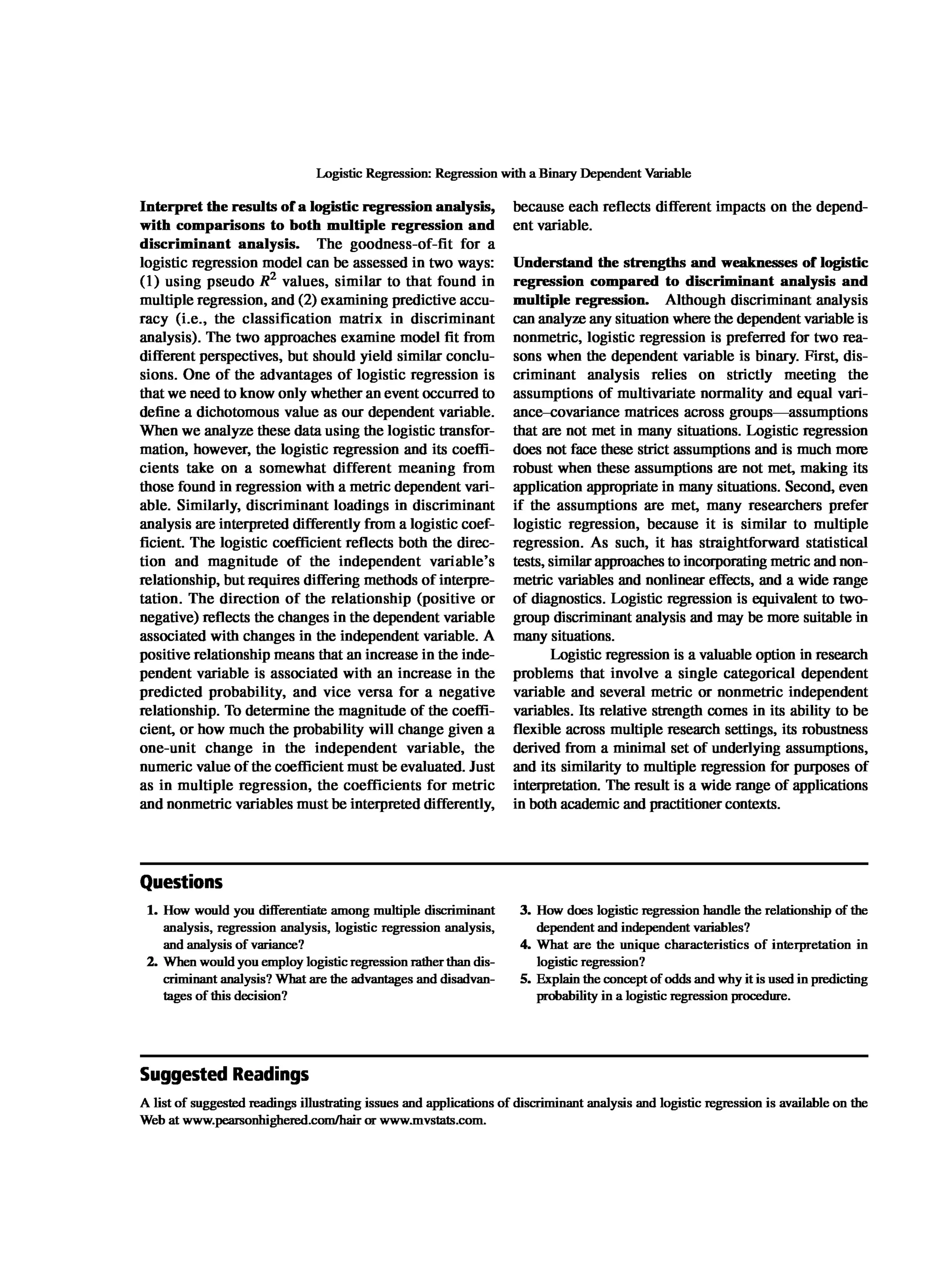 Multivariate Data Analysis