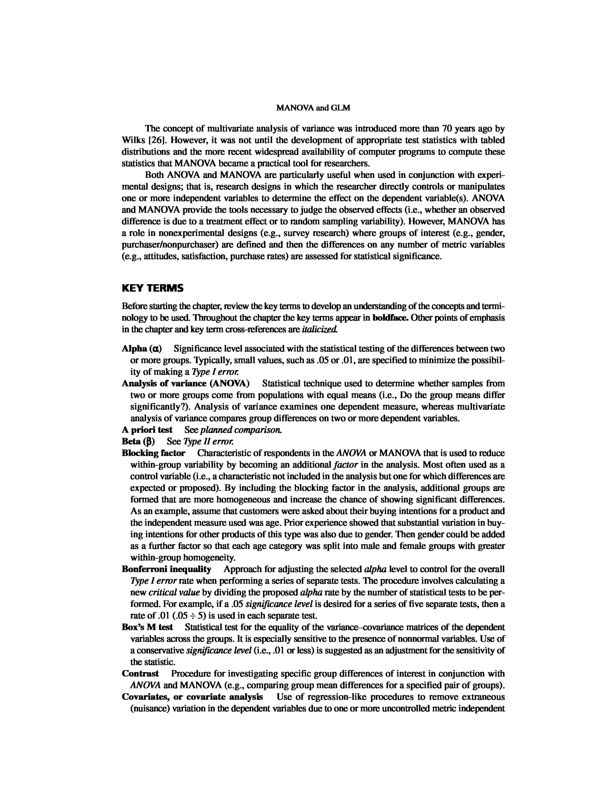 Multivariate Data Analysis