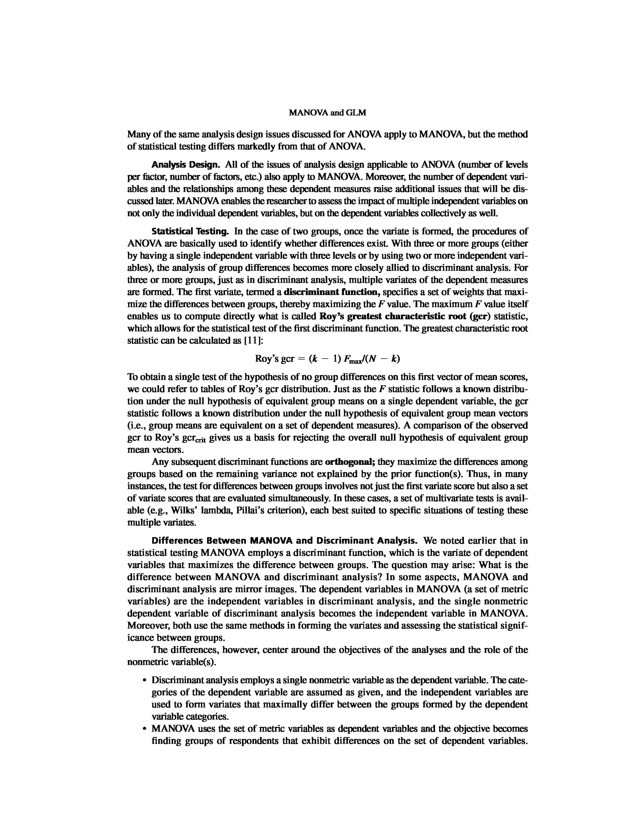 Multivariate Data Analysis