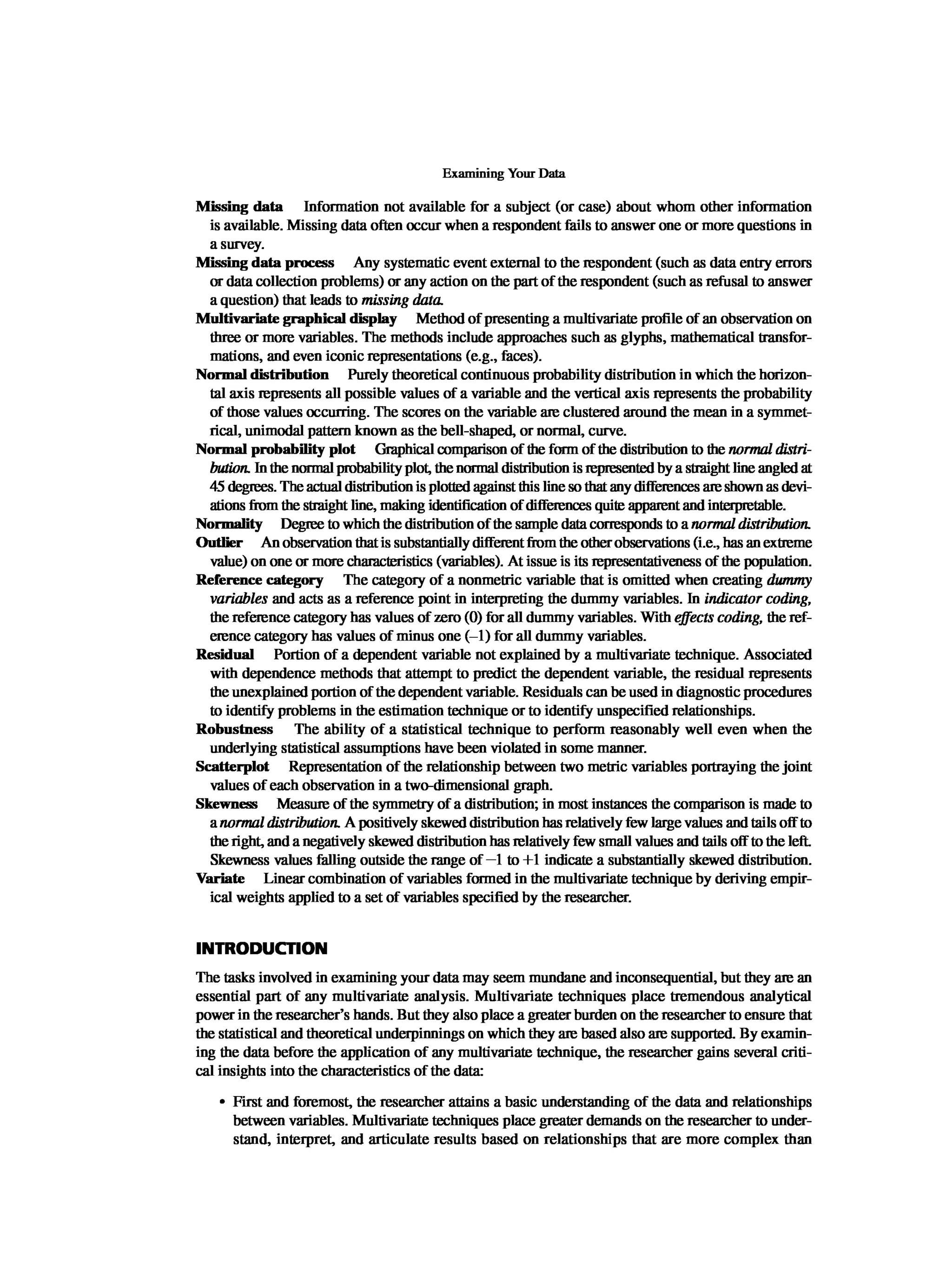 Multivariate Data Analysis