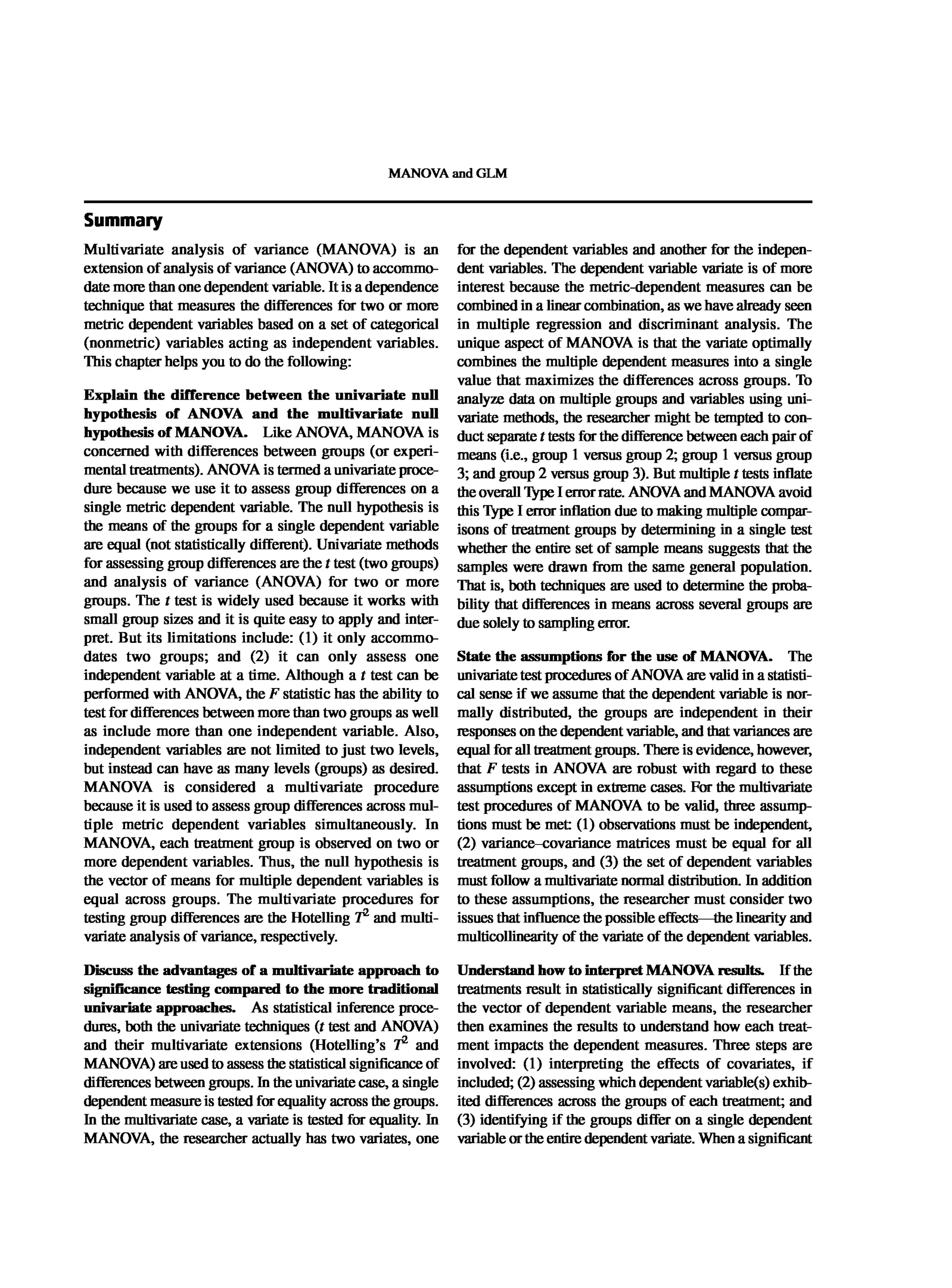 Multivariate Data Analysis