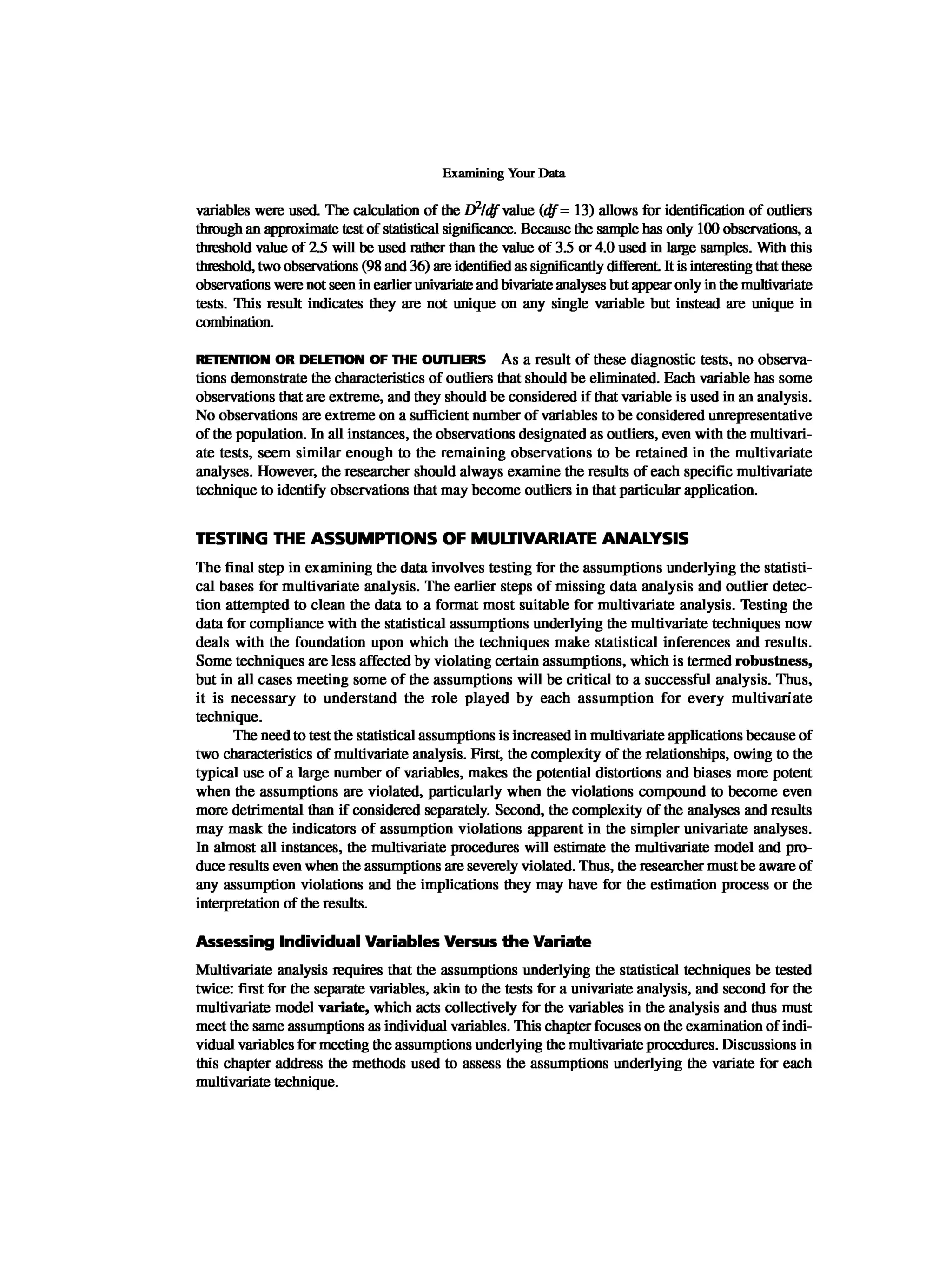 Multivariate Data Analysis