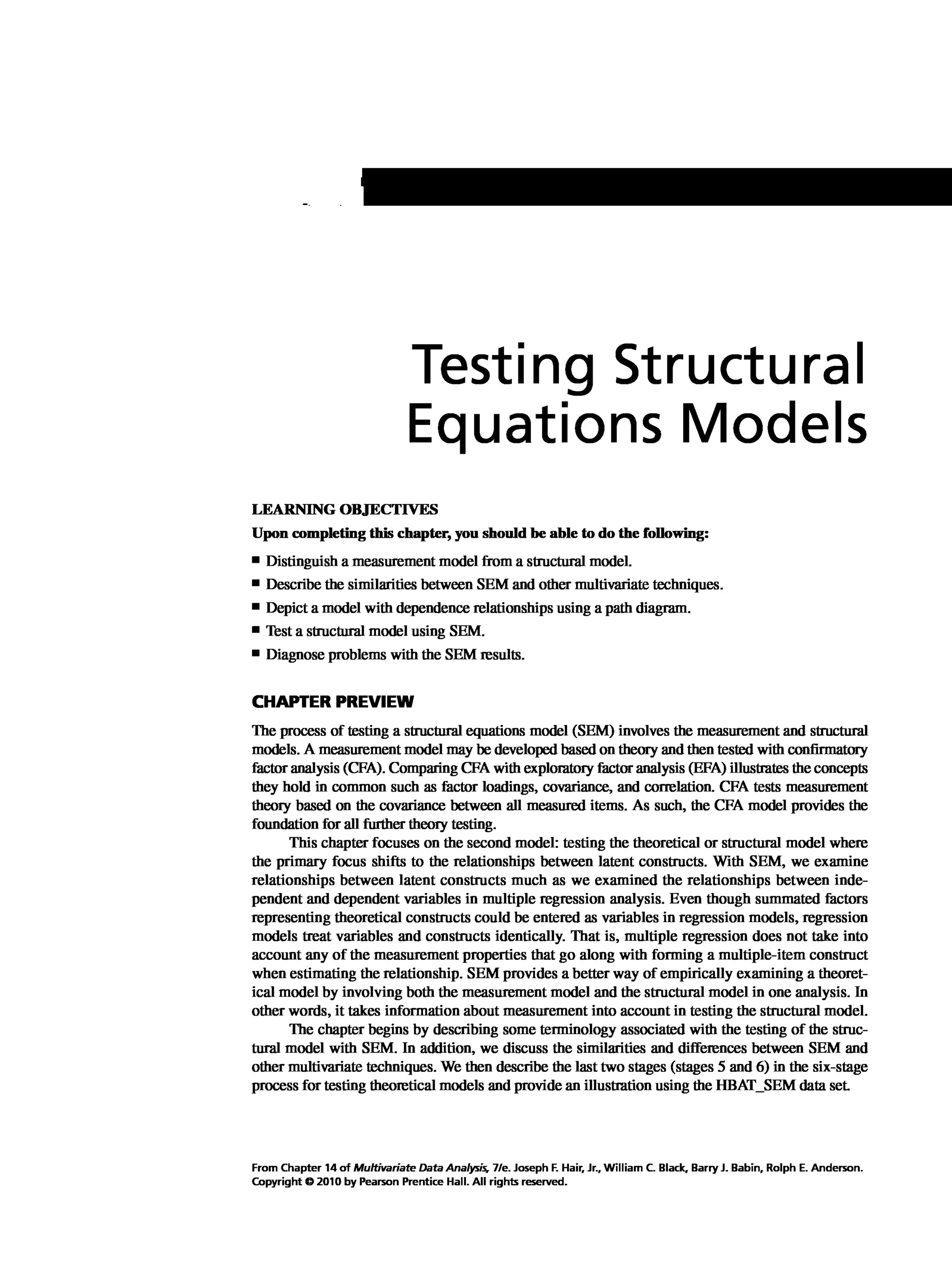 Multivariate Data Analysis