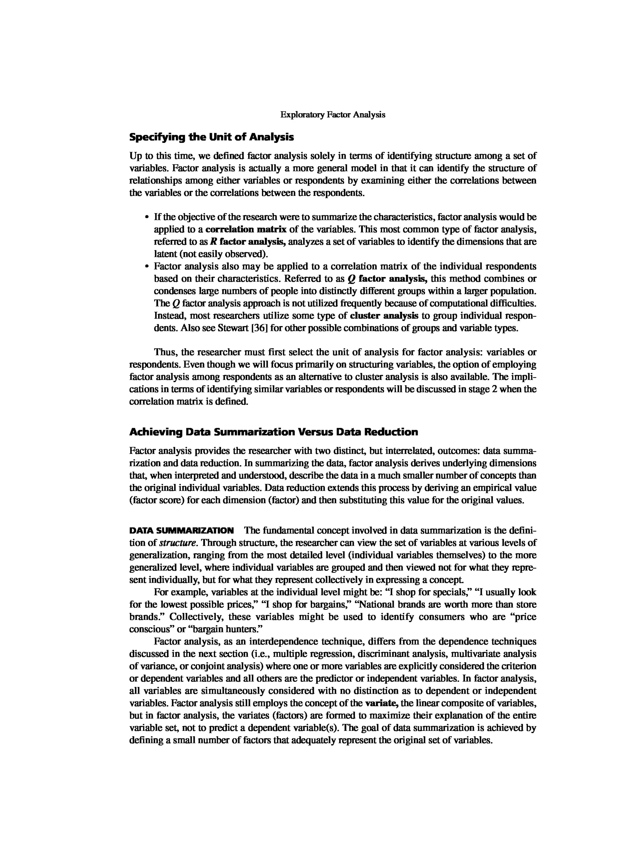 Multivariate Data Analysis