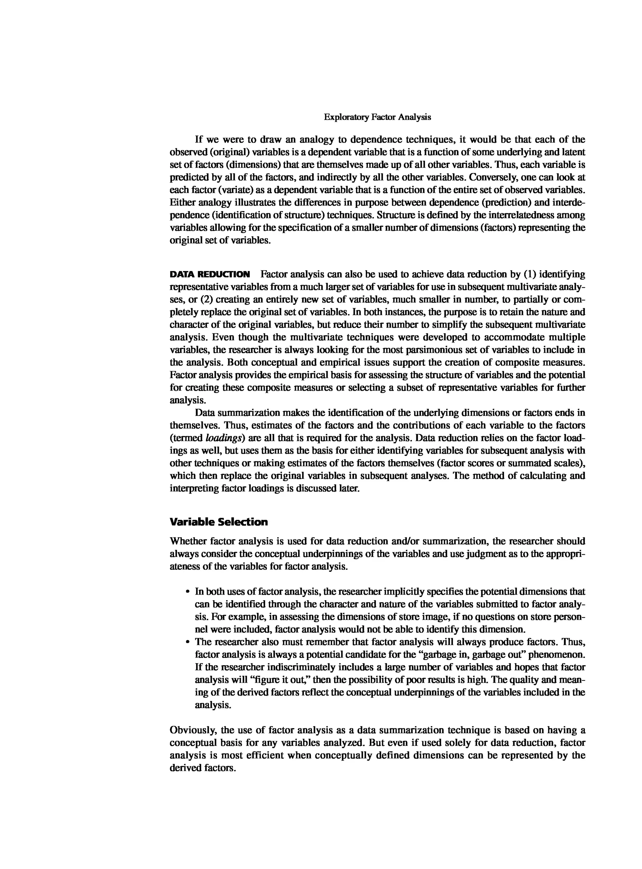 Multivariate Data Analysis