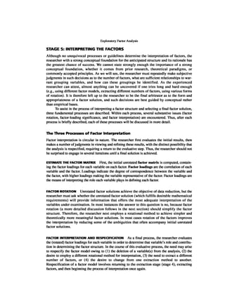 Multivariate Data Analysis