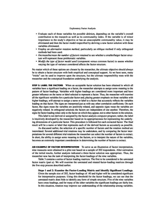 Multivariate Data Analysis