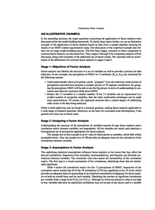 Multivariate Data Analysis