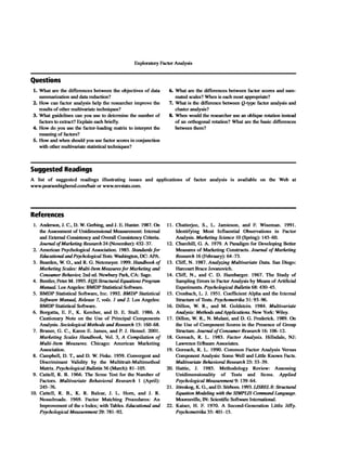 Multivariate Data Analysis