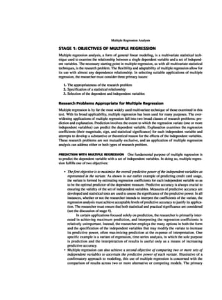 Multivariate Data Analysis