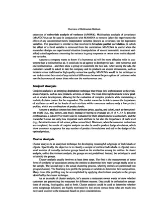 Multivariate Data Analysis