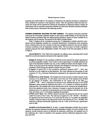 Multivariate Data Analysis