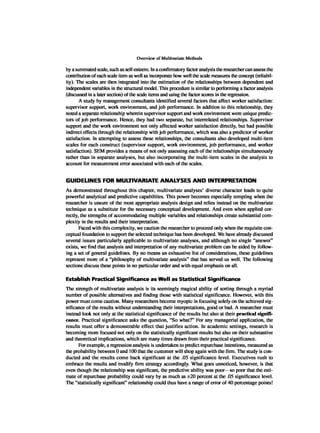 Multivariate Data Analysis