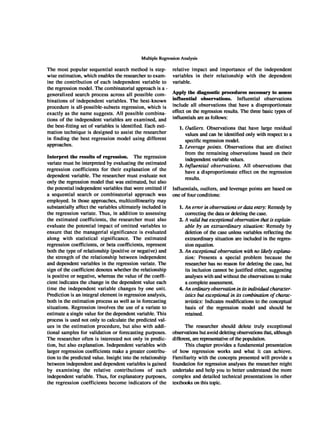 Multivariate Data Analysis