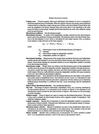 Multivariate Data Analysis