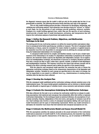 Multivariate Data Analysis