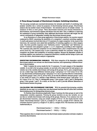 Multivariate Data Analysis