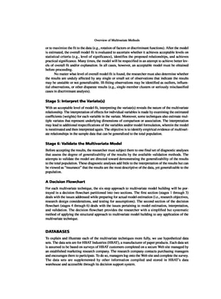 Multivariate Data Analysis