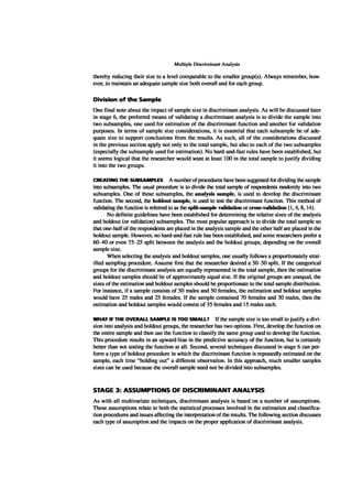 Multivariate Data Analysis