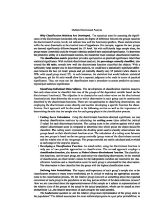 Multivariate Data Analysis