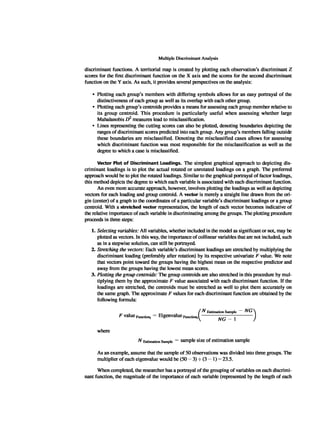 Multivariate Data Analysis