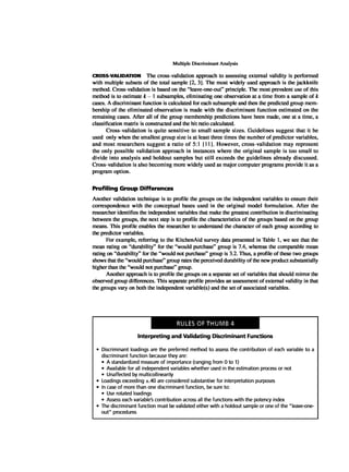 Multivariate Data Analysis