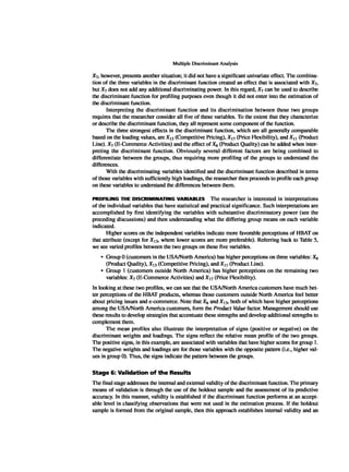 Multivariate Data Analysis