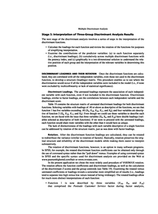 Multivariate Data Analysis