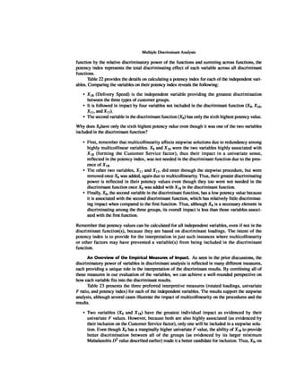 Multivariate Data Analysis