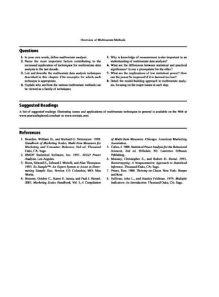 Multivariate Data Analysis