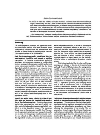 Multivariate Data Analysis