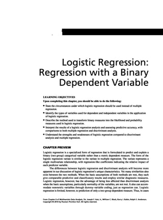 Multivariate Data Analysis