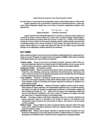 Multivariate Data Analysis