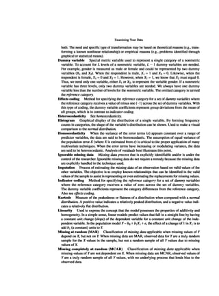 Multivariate Data Analysis