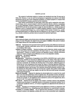 Multivariate Data Analysis