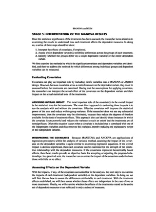 Multivariate Data Analysis