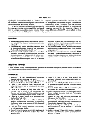 Multivariate Data Analysis