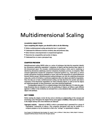 Multivariate Data Analysis