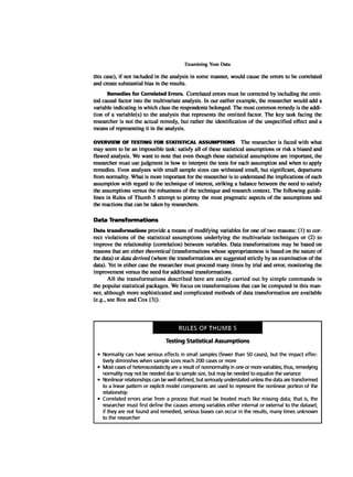 Multivariate Data Analysis