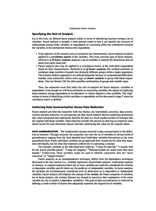 Multivariate Data Analysis