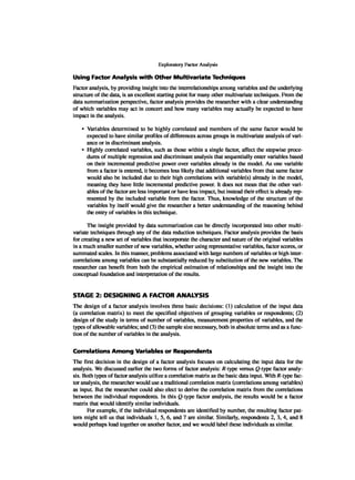 Multivariate Data Analysis