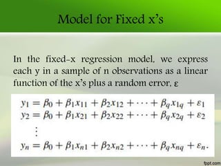 Multivariate reg analysis | PPTX
