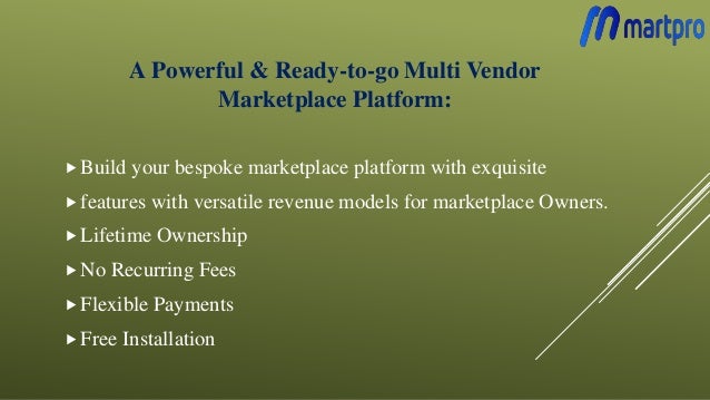 Multi vendor e commerce platform | PPTX