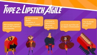 LipstickAgileenderoute
Travaillez votre backlog
pour qu’il reflète les besoins
de vos clients.
Calibrez votre équipes de
f...